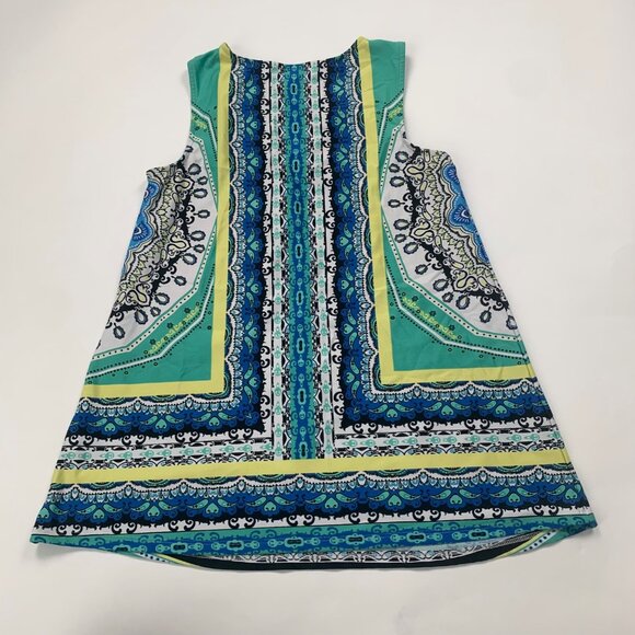 Alyx Women's Sleeveless Boho Print Top Size S Polyester/Spandex Blend Multicolor - Picture 5 of 7